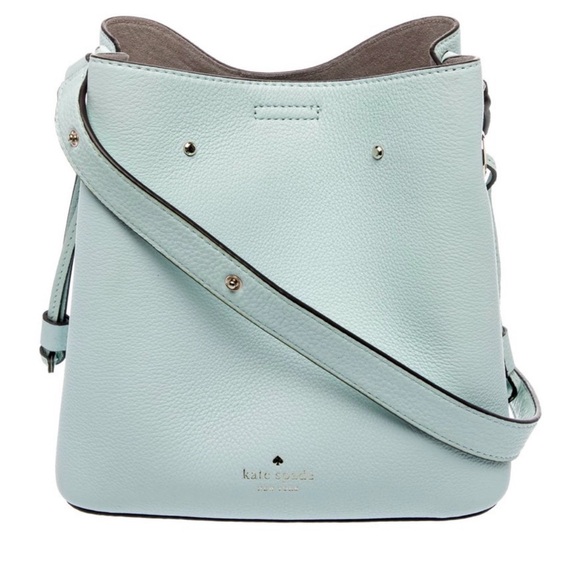 Kate Spade Elegant Light Blue Leather Shoulder Bag - Picture 4 of 7